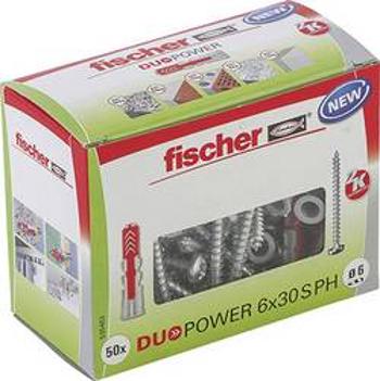 2komponentní hmoždinka Fischer DUOPOWER 6x30 S PH LD 535463, Vnější délka 30 mm, Vnější Ø 6 mm, 50 ks