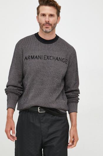Svetr Armani Exchange pánský, černá barva,