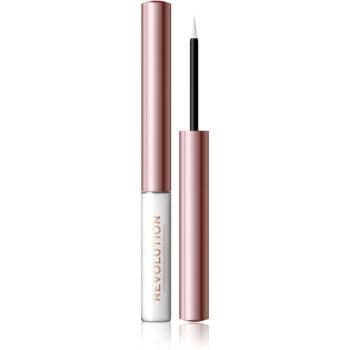 Makeup Revolution Super Flick tekuté oční linky odstín White 2,4 ml