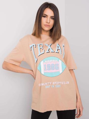 BÉŽOVÉ TRIČKO TEXAS 327-TS-2129.63-BEIGE Velikost: L