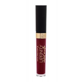 Max Factor Lipfinity Velvet Matte 24HRS 3,5 ml rtěnka pro ženy 090 Red Allure tekutá rtěnka