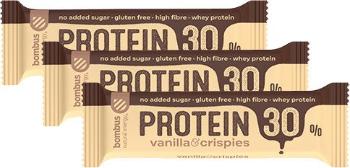 Bombus Protein 30% vanilla & crispies 3 x 50 g