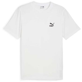 Puma CLASSICS SMALL LOGO TEE Pánské triko, bílá, velikost