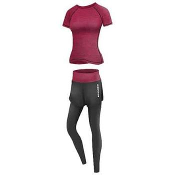 Runner Long 2W fitness set plum Velikost oblečení: L