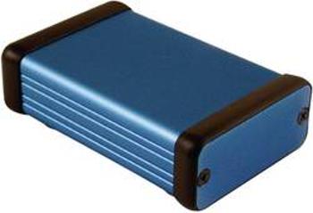 Univerzální pouzdro hliníkové Hammond Electronics, (d x š x v) 80 x 54 x 23 mm, modrá