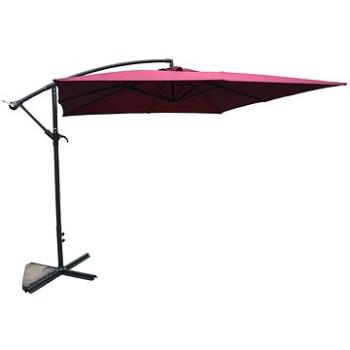 ROJAPLAST Slunečník zahradní 8080 270 x 270 cm bordo (601/10)