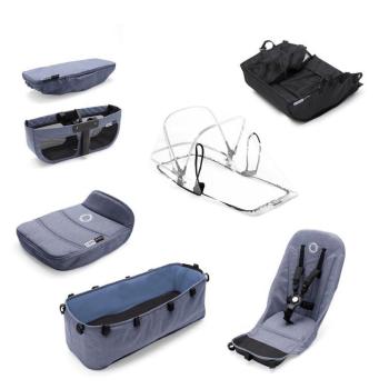 BUGABOO Style set Donkey2 Blue Melange