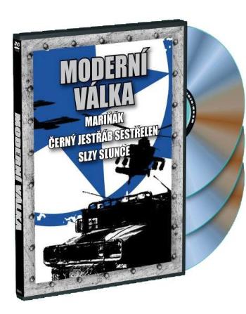 Moderní válka: Mariňák + Černý jestřáb sestřelen + Slzy slunce - 3 DVD