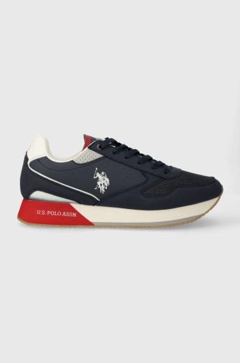 Sneakers boty U.S. Polo Assn. NOBIL tmavomodrá barva, NOBIL003M 4HY5