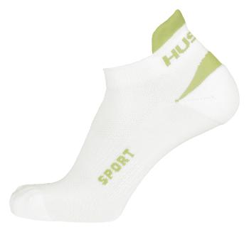 Husky Ponožky   Sport bílá/sv. zelená Velikost: L (41-44) ponožky
