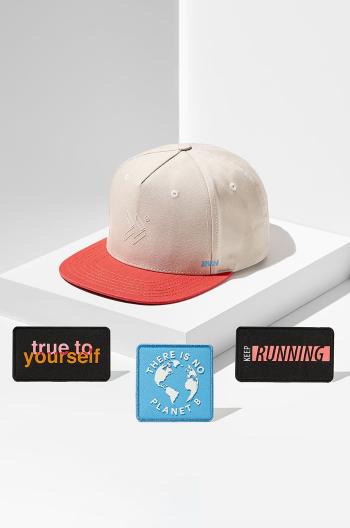 Čepice Next generation headwear krémová barva, s aplikací
