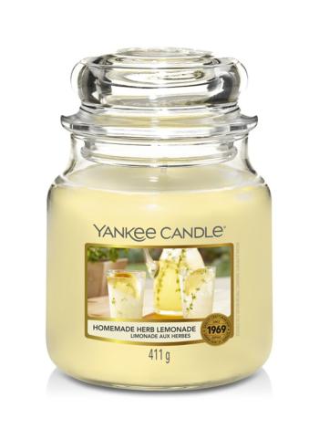 Yankee Candle vonná svíčka Homemade Herb Lemonade Classic střední