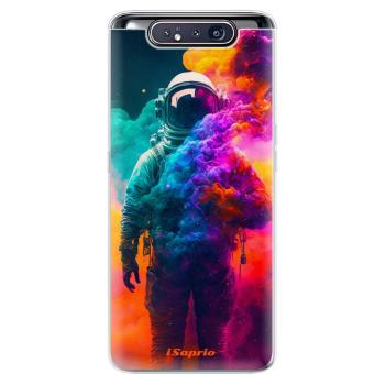 Odolné silikonové pouzdro iSaprio - Astronaut in Colors - Samsung Galaxy A80