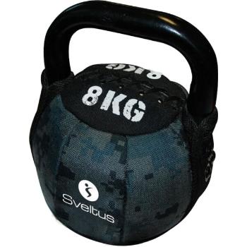 SVELTUS SOFT KETTLEBELL 8 KG Kettlebell, černá, velikost