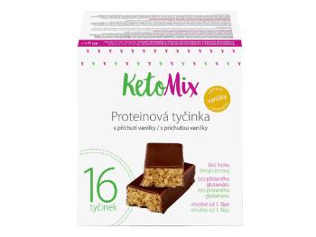 KetoMix Proteinové tyčinky s příchutí vanilky 16x 40g 16 x 40 g