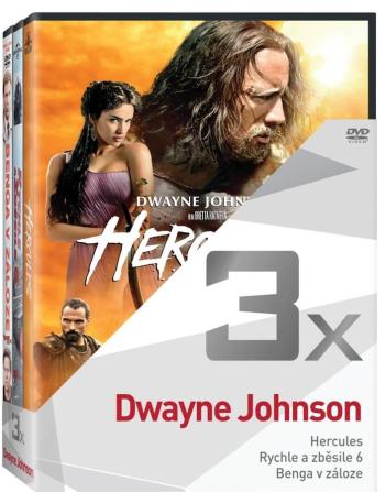 3x Dwayne Johnson (Hercules, Rychle a zběsile 6, Benga v záloze) - kolekce (3 DVD)