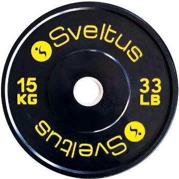 SVELTUS TRAINING OLYMPIC DISC 15 KG x 50 MM Nakládací kotouč, černá, velikost