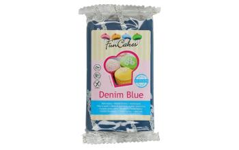 Modrý rolovaný fondant Denim Blue (barevný fondán) 250 g - FunCakes