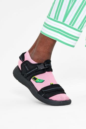 Ponožky Happy Socks pánské, růžová barva
