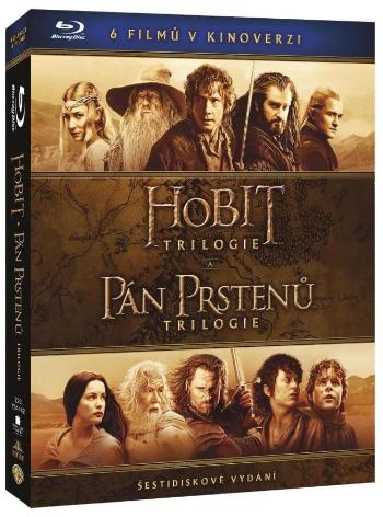 Kolekce Středozemě: Pán prstenů / Hobit (6 BLU-RAY) - kinoverze