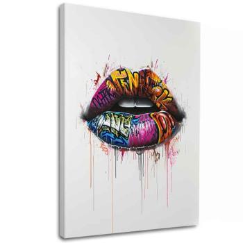 Obrázek GRAFFITI LIPS | Italské plátno | different dimensions