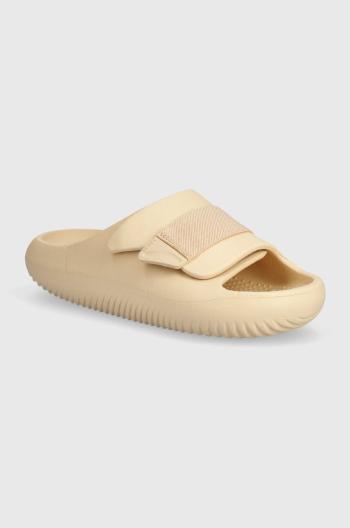 Pantofle Crocs Mellow Luxe Recovery Slide béžová barva, 209413