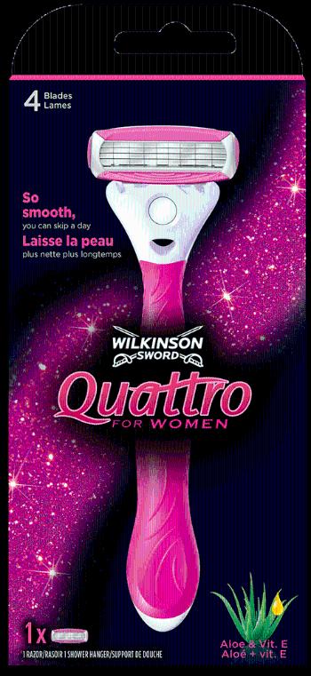 Wilkinson Sword Quattro for Women holicí strojek + 1 náhradní hlavice