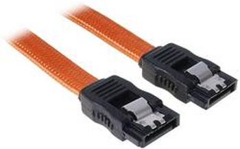 SATA III kabel Bitfenix BFA-MSC-SATA330OK-RP, oranžová, černá