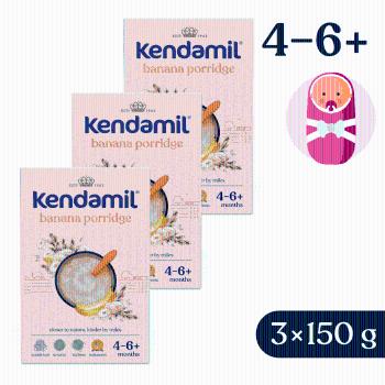 Kendamil mléčná kaše s banánem 3 x 150 g