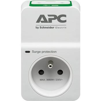 APC Základní ochrana proti přepětí SurgeArrest 1 výstup 230V, 2 nabíjecí porty USB, Francie (PM1WU2-FR)
