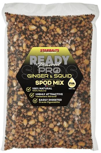 Starbaits směs spod mix ready seeds pro ginger squid - 1 kg