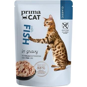 PrimaCat Kapsička Filety s rybou ve šťávě 85g (6430069586599)