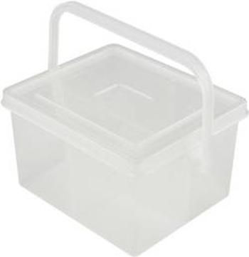 Box na součástky TRU COMPONENTS TC-QBS-400 B203, 1593478, přihrádek: 4, 135 x 110 x 80 , transparentní