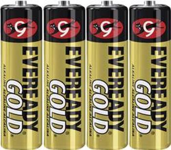 Tužková baterie AA alkalicko-manganová Eveready Gold, 1.5 V, 4 ks