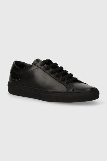 Kožené sneakers boty Common Projects Original Achilles Low černá barva, 3701