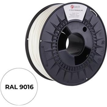 C-TECH filament PREMIUM LINE PETG dopravní bílá RAL9016 (3DF-P-PETG1.75-9016)