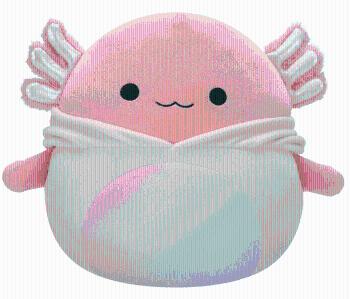 SQUISHMALLOWS Axolotl v kostýmu králíka - Archie, 30 cm