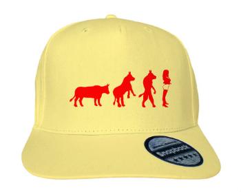 Kšiltovka Snapback Rapper Evolution Cow