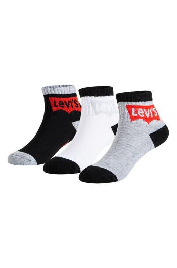 Dětské ponožky Levi's černá barva
