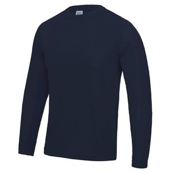 Just Cool Pánské sportovní tričko s dlouhým rukávem Cool T - Tmavě modrá | M