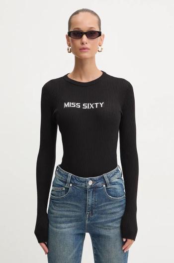 Vlněný svetr Miss Sixty dámský, černá barva, lehký, 6L3RJ7291000