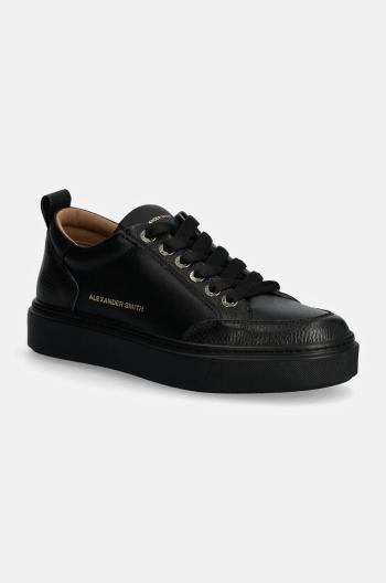 Kožené sneakers boty Alexander Smith Bond černá barva, ASBABDM3303TBK