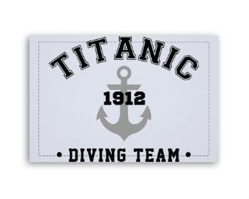 Fotoobraz 60x40 cm malý TITANIC DIVING TEAM