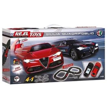 RE.EL Toys Autodráha Alfa Romeo Giulia Quadrifoglio 4v1  (8001059009022)