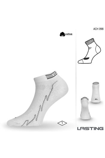 Lasting ACH 098 ponožky pro aktivní sport bílá Velikost: (34-37) S ponožky