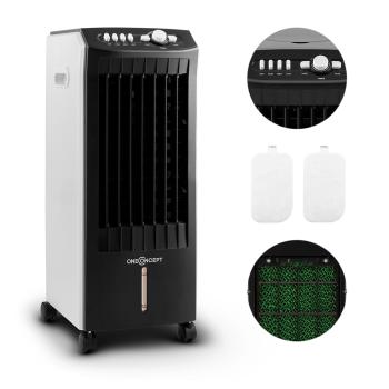 OneConcept MCH-1 v2, mobilní ochlazovač vzduchu 3 v 1, ventilátor, 65 W