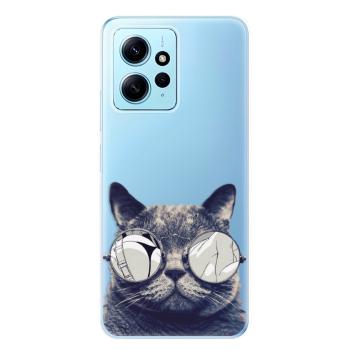 Odolné silikonové pouzdro iSaprio - Crazy Cat 01 - Xiaomi Redmi Note 12 5G