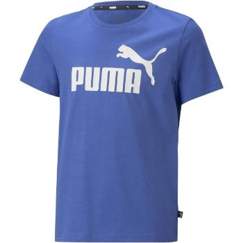 Puma ESSENTIALS LOGO TEE Chlapecké triko, modrá, velikost