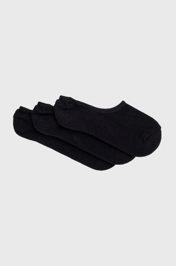 Ponožky Vans (3-pack) pánské, černá barva