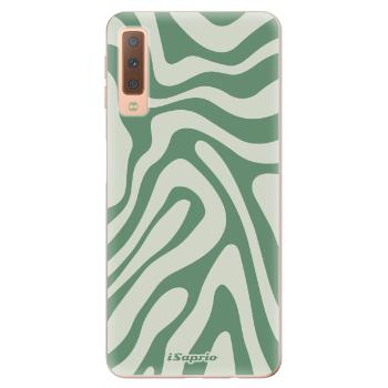 Odolné silikonové pouzdro iSaprio - Zebra Green - Samsung Galaxy A7 (2018)